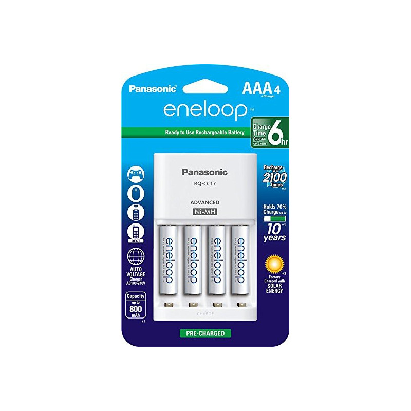 PANASONIC / ENELOOP 4-BANK CHARGER SET AA/AAA