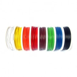 HOOK UP WIRE 26AWG RED - 100FT