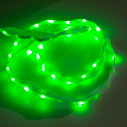 SEWABLE LED RIBBON - 1M, 50 LEDS (GREEN)