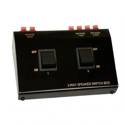 SPEAKER SELECTOR 2-WAY A/B SWITCH ON/OFF