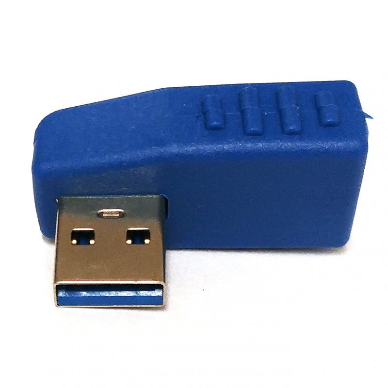 USB3.0 M/F ADAPTOR 90 DEGREE LEFT