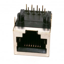 RJ45 ETHERNET JACK 8P8C RIGHT ANGLE SHIELDED