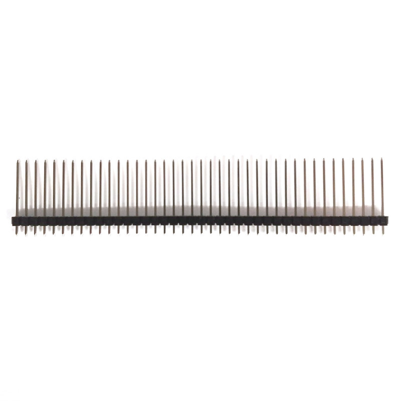 HEADER PINS 1X40 ONE SIDE EXTENDED 2.54MM PITCH