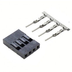 DUPONT BREADBOARD JUMPER TERMINAL 4P (M) 2PC/SET