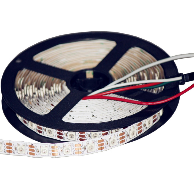 NEOPIXEL LED STRIP NON-WATERPROOF WS2812 60LED/METER NEOPIXEL LED STRIP NON-WATERPROOF WS2812 60LED/METER