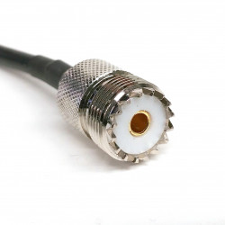 PL259 UHF MALE / FEMALE RG58 50CM CABLE