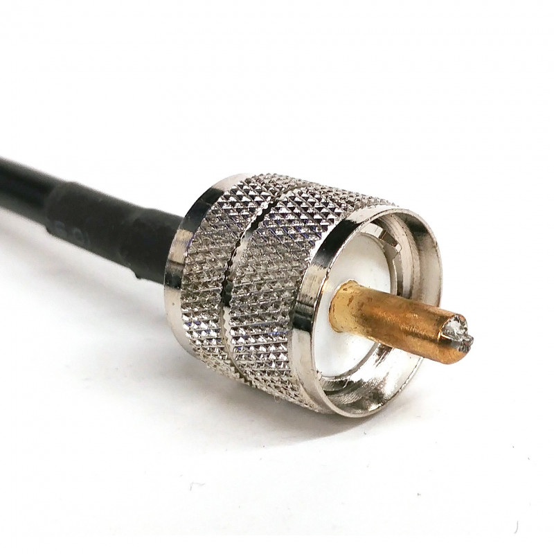 PL259 UHF MALE / FEMALE RG58 50CM CABLE