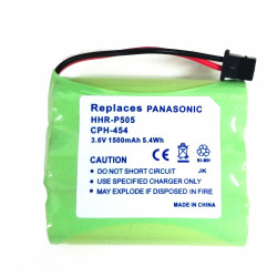 BATTERY, CORDLESS PHONE, NiMH, 3.6V, 1500mAH, AAX3 