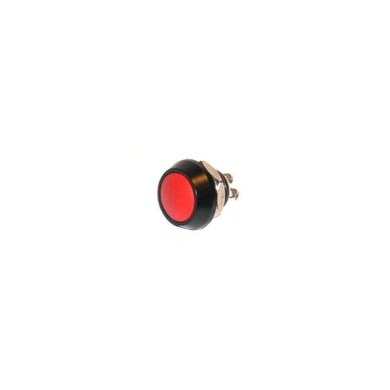 PUSH BUTTON IP67 WATERPROOF MOMENTARY RED GQ12B-A