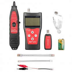 MULTIFUNCTION CABLE TESTER W/DISPLAY RJ45/11/12, COAXIAL