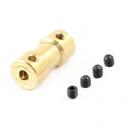 BRASS SHAFT COUPLER 4MM TO 5MM