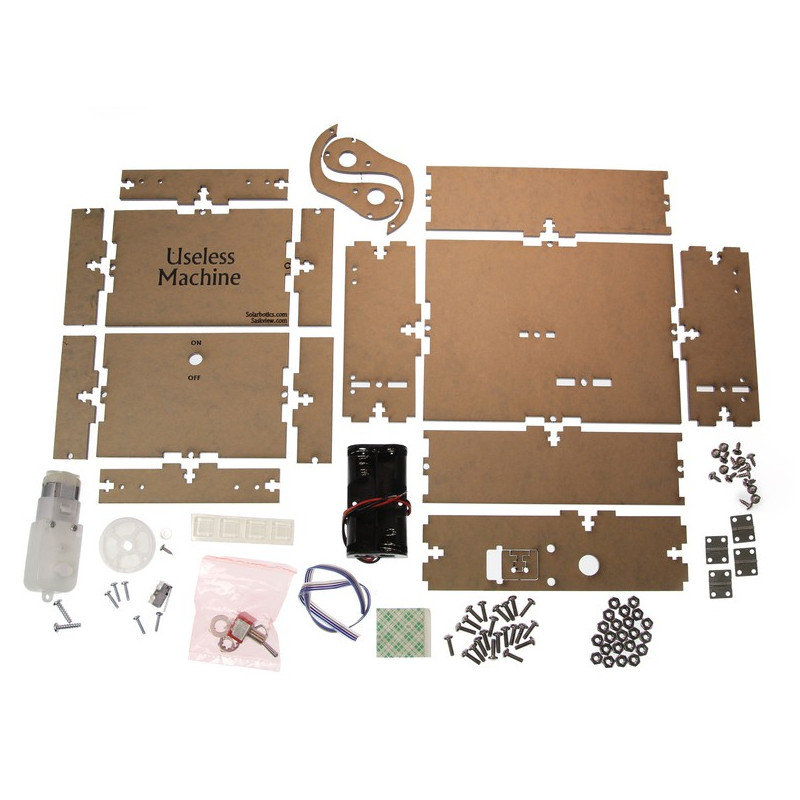 SOLARBOTICS USELESS MACHINE - HINGE VERSION KIT