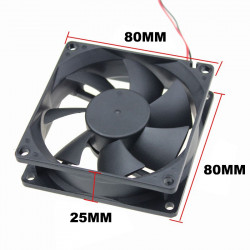 FAN 80X80X25MM 24VDC GENERIC