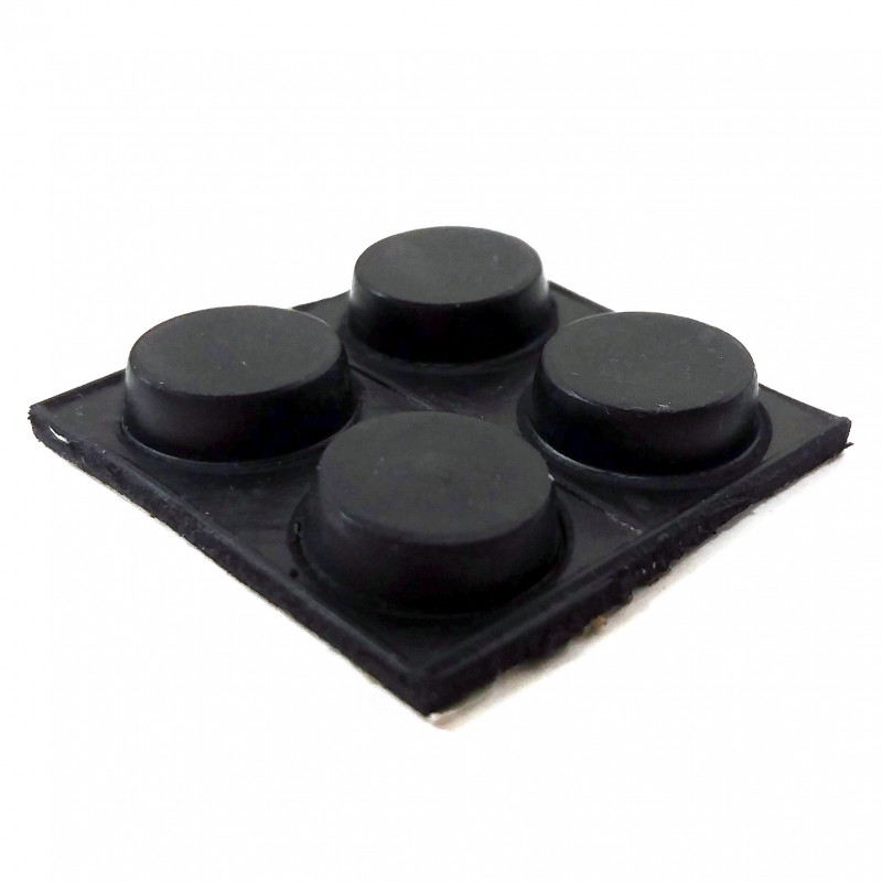 RUBBER FOOT CIRCULAR 4 PCS