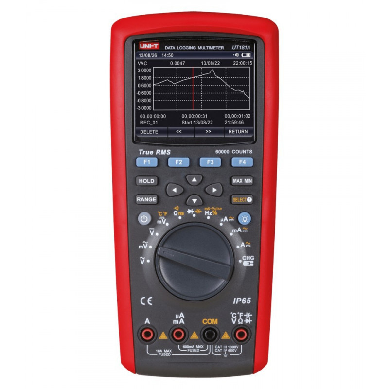 UNI-T UT181A TRUE RMS DATALOGGING DIGITAL MULTIMETER 