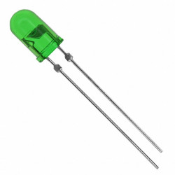 LED 5MM FLASHING GREEN 3V