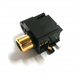 RCA SINGLE SOCKET PCB MOUNT WITH HOUSING