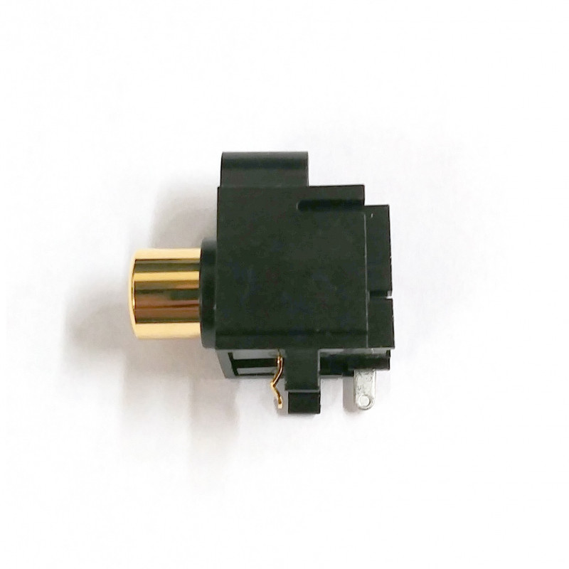 RCA SINGLE SOCKET PCB MOUNT WITH HOUSING