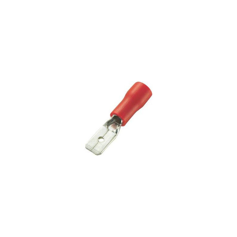 QUICK CONNECTORS (MALE) M1-4.8V RED 10PCS