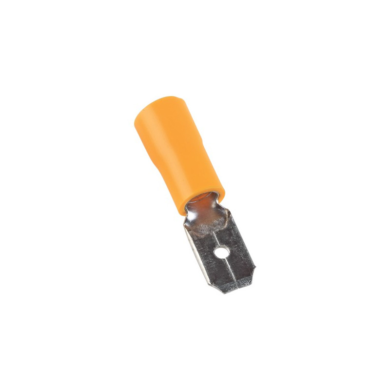 QUICK CONNECTORS (MALE) YELLOW M5-6.4V 10PCS