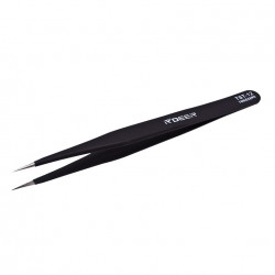 TOOL, TWEEZER, ANTISTATIC, FLAT ROUND TIP, TST-12