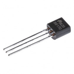 PWR MOSFET BS170 N-CHANNEL 60V 0.5A 1.2OHM