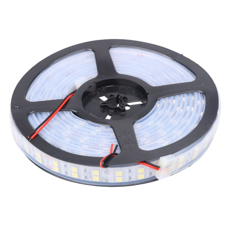 LED STRIP, DUAL, /W TUBING, 5050, 120 LED/M, COLD WHITE, /M