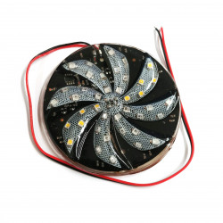 LED RGBW SPIN WHEEL 80MM (D) 12VDC