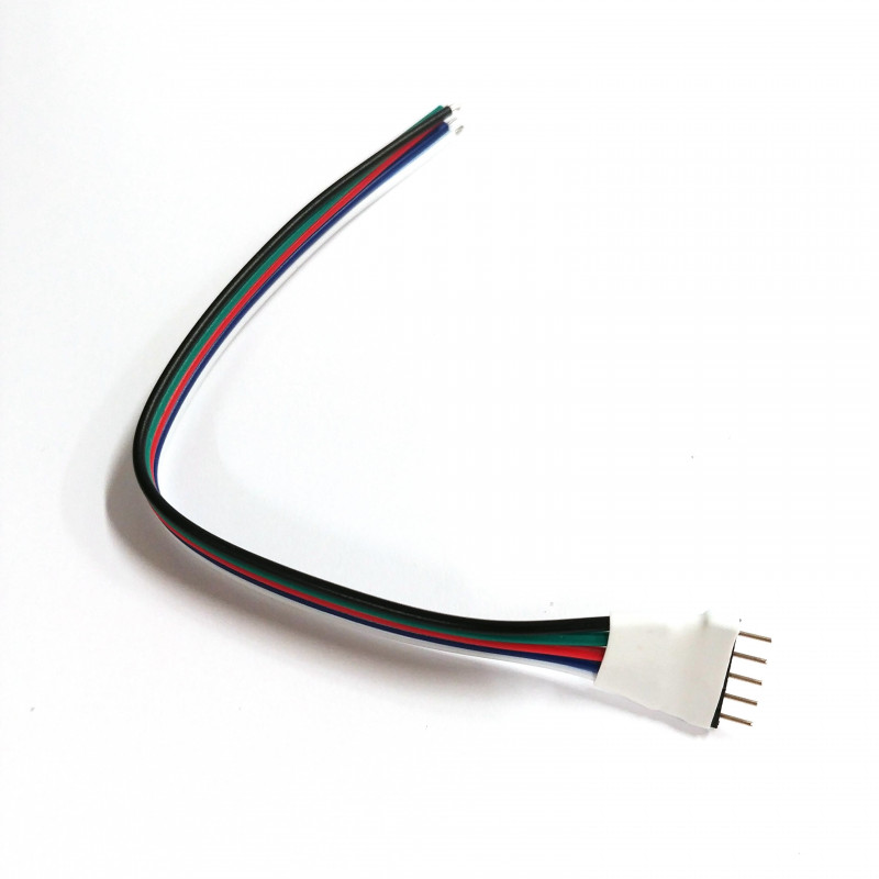 5 PIN CONNECTOR (MALE) FOR 5050 RGBW / RGBWW LED STRIP