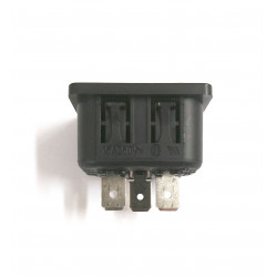 IEC PANEL MOUNT 15A 250V POWER SOCKET CSA C13