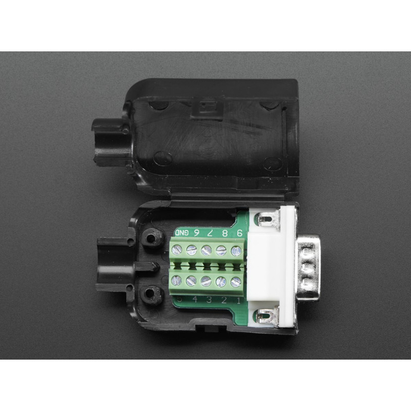 DB9 (M) PLUG TO TERMINAL BLOCK BREAKOUT