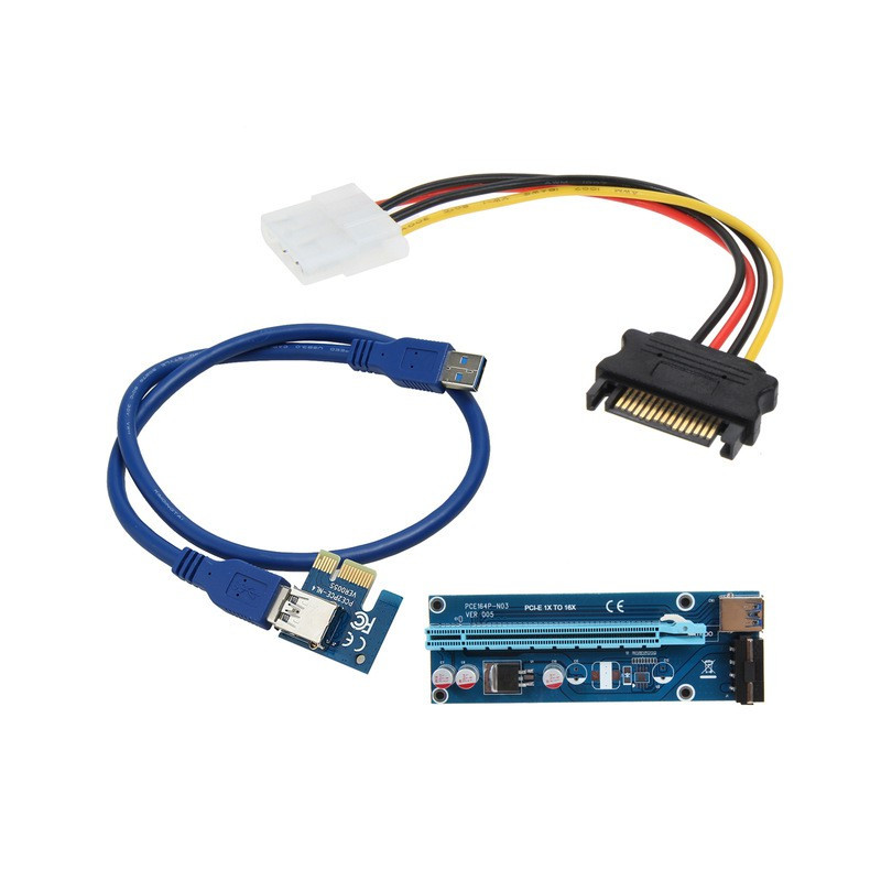 PCI-E 1X TO 16X THROUGHT USB 3.0 ADAPTER