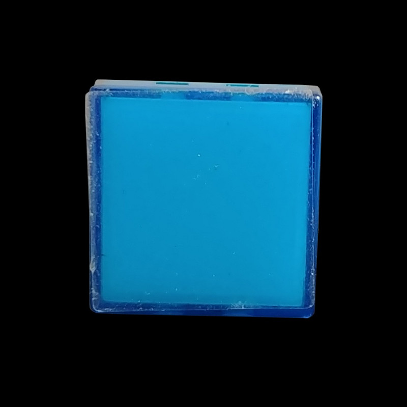 PUSH BUTTON COVER (BLUE) SQUARE