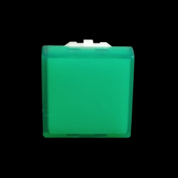 PUSH BUTTON COVER (GREEN) SQUARE