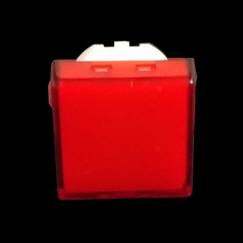 PUSH BUTTON COVER (RED) SQUARE