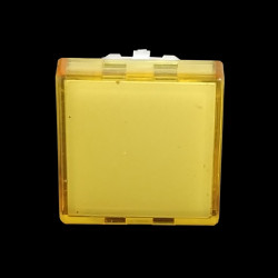 PUSH BUTTON COVER (YELLOW) SQUARE