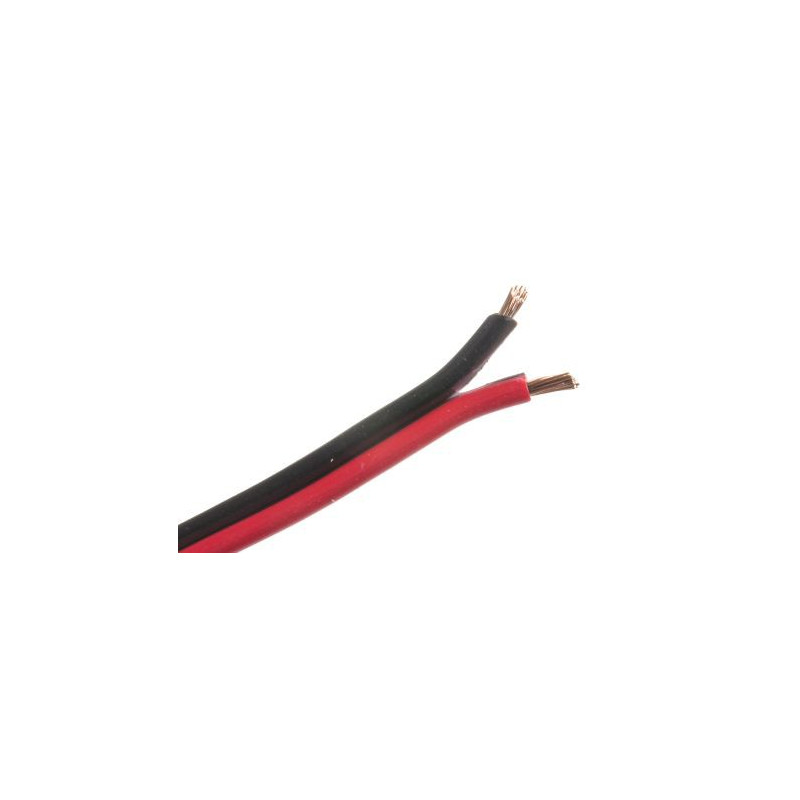 UL2468/1015 STRANDED HOOK UP WIRE 2X12AWG RED/BLACK PER FOOT