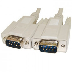 SERIAL CABLE, DB9, M/M, 2M (6FT)