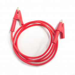 ALLIGATOR TO ALLIGATOR SILICON CABLE (RED)