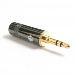 3.5MM STEREO PLUG GOLD...