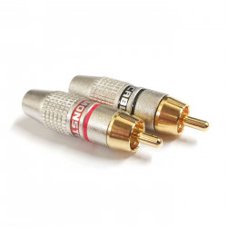 MONSTER RCA PLUG SILVER...