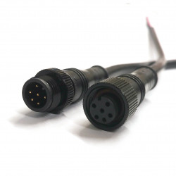 6 PIN WATERPROOF (M/F) CONNECTOR WITH WIRE