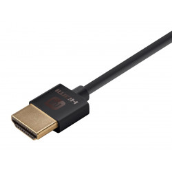 SLIM HDMI CABLE, 4K@60HZ, HDR, 1M (3FT)