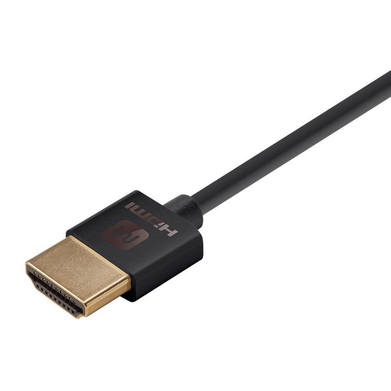 SLIM HDMI CABLE, 4K@60HZ, HDR, 1M (3FT)