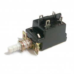 PUSH BUTTON SWITCH, LATCHING, ON-OFF, QUICK CONNECT TYPE