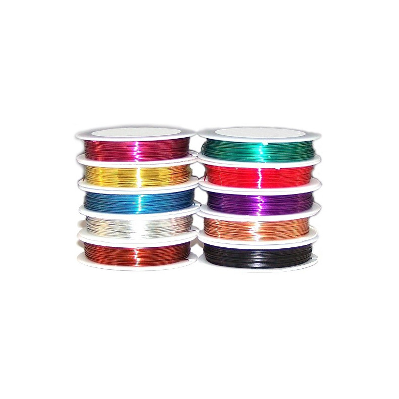 SOLDERABLE 0.5MM/22AWG COPPER WIRE (PURPLE) 40METER