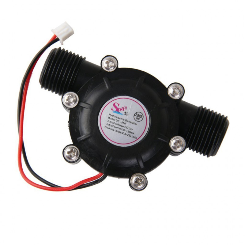 HYDROELECTIRC GENERATOR 5VDC 0-150MA 2.5-25L/MIN