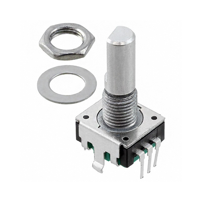 ROTARY ENCODER W/ DETENTS 6MM DIA SH PCB MOUNT