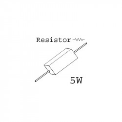 RESISTORS 5W 33KOHM 5%