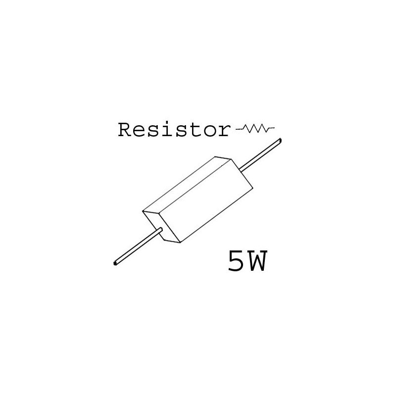 RESISTORS 5W 33KOHM 5%